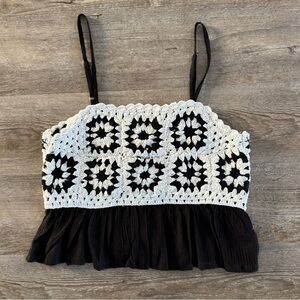 Rebellion Again Crocheted Tank Top